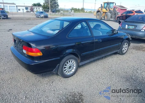 1996 Honda Civic Ex from USA, damaged, VIN 1HGEJ8141TL019891